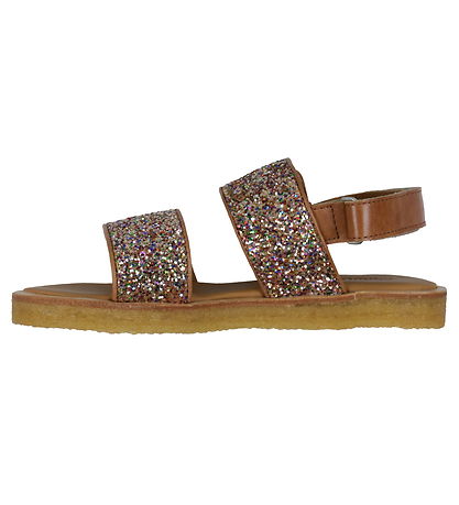 Angulus Sandals - Tan/Multi Glitter