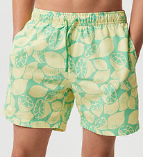 Björn Borg Swim Shorts - Castle Print - Limoncello BIG