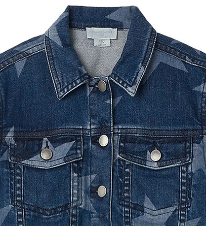 Stella McCartney Kids Denim Jacket - Blue/White w. Stars