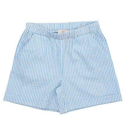 Copenhagen Colors Stuttbuxur - Sky Blue/Cream Stripe