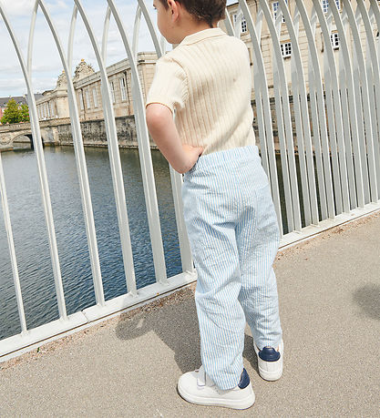Copenhagen Colors Hosen - Sky Blue/Cream Stripe Copenhagen Colors Hosen - Sky Blue/Cream Stripe