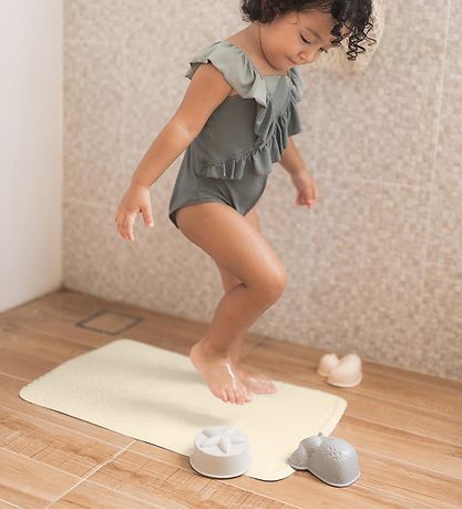Tapis de Bain Hevea - Caoutchouc Naturel - 75x34 cm - Sable