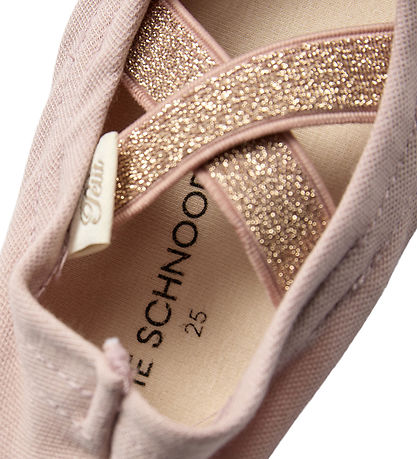 Sofie Schnoor Gym Shoe - Dusty Rose w. Gold Glitter