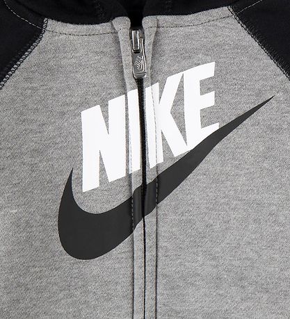 Nike Sweat Set - Cardigan/Sweatpants/T-shirt - Carbon Heather
