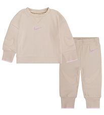 Nike Set - Rib - Trousers/Blouse - Sand drift Nike Set - Rib - Trousers/Blouse - Sand drift