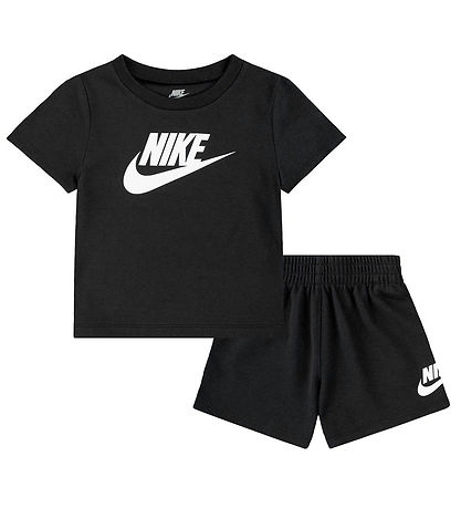 Nike Shorts Sett - Shorts/T-skjorte - Svart Nike Shorts Sett - Shorts/T-skjorte - Svart