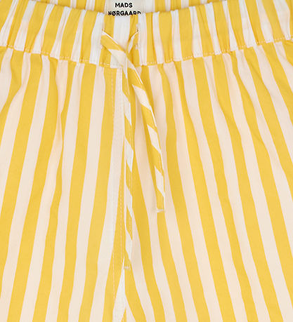 Mads Nørgaard Shorts - Sacky - White Alyssum/Lemon Zest Mads Nørgaard Shorts - Sacky - White Alyssum/Lemon Zest