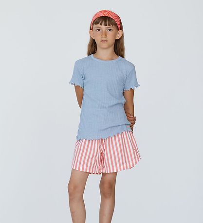 Mads Nørgaard Shorts - Sacky - White Alyssum/Shell Pink