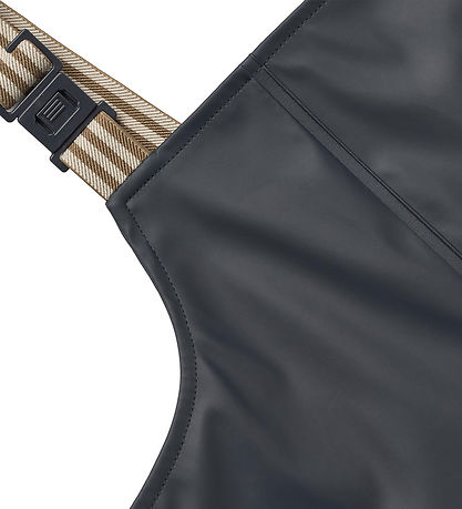 Wheat Rain Pants w. Suspenders - PU - Charlo - Ink