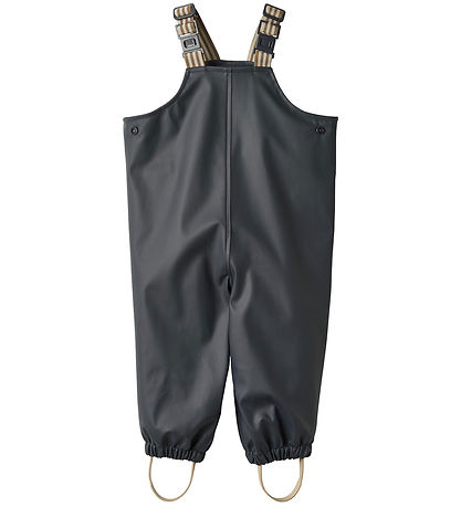 Wheat Rain Pants w. Suspenders - PU - Charlo - Ink Wheat Rain Pants w. Suspenders - PU - Charlo - Ink