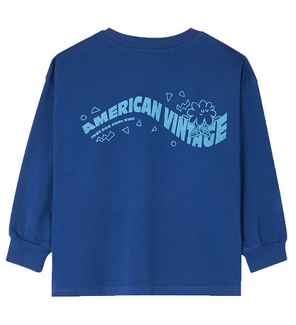 Blouse American Vintage - Vintage Royal Blue Blouse American Vintage - Vintage Royal Blue