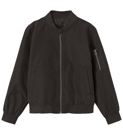 Name It Bomber jakki - NknMonster - Black Smáatriði
