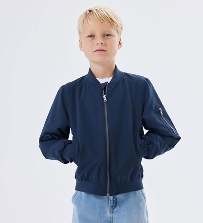 Name It Bomber Jacket - NknMonster - Navy Blazer Name It Bomber Jacket - NknMonster - Navy Blazer