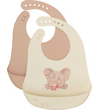 Bavoirs CeLaVi - Silicone - 2 Pack - Chaud Taupe Bavoirs CeLaVi - Silicone - 2 Pack - Chaud Taupe