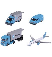 Majorette Toys - 4 Parts - Maersk Logistics Majorette Toys - 4 Parts - Maersk Logistics
