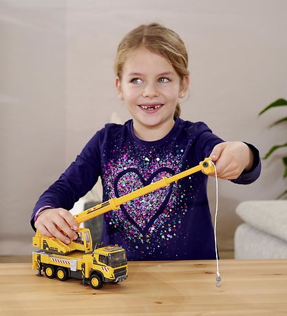 Majorette Toys - Volvo Crane w. Light/Sound Majorette Toys - Volvo Crane w. Light/Sound