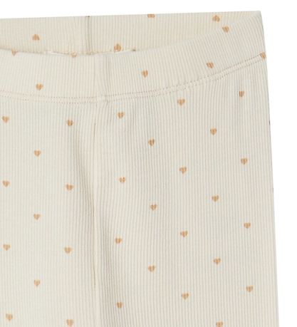 Lil´Atelier Leggings - Rib - NmfGago - Noos - TurtleDove Heart Lil´Atelier Leggings - Rib - NmfGago - Noos - TurtleDove Heart