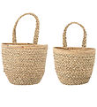 Bloomingville Baskets - Amia - 2-Pack - 24x36/26x41 cm - Seaweed