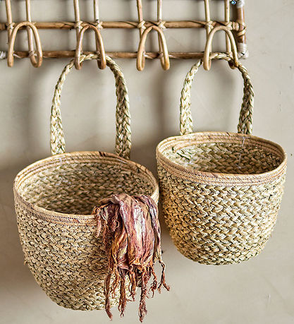 Bloomingville Baskets - Amia - 2-Pack - 24x36/26x41 cm - Seaweed Bloomingville Baskets - Amia - 2-Pack - 24x36/26x41 cm - Seaweed