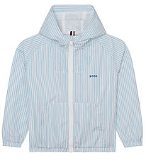 BOSS Jacke - Hellblau/weiß gestreift BOSS Jacke - Hellblau/weiß gestreift