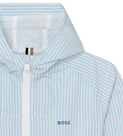 BOSS Jacket - Light Blue/White Striped