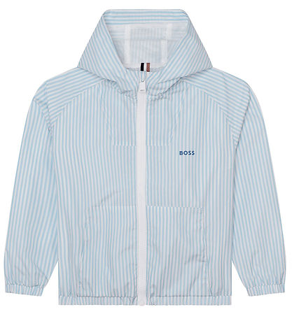 BOSS Jacket - Light Blue/White Striped