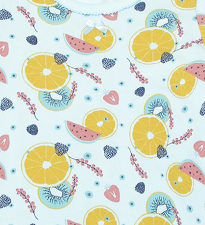 Joha Nightdress - Light Blue w. Fruit