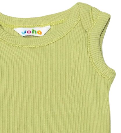 Joha Bodysuit Sleeveless - Rib - Dusty Green Joha Bodysuit Sleeveless - Rib - Dusty Green