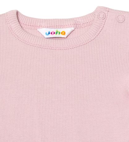 Joha Bodysuit s/s - Rib - Dusty Pink Joha Bodysuit s/s - Rib - Dusty Pink