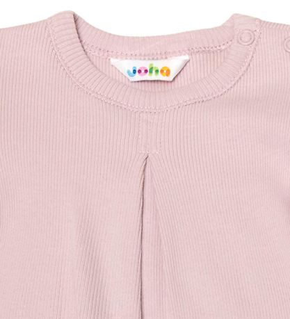 Joha T-shirt - A-Shape - Rib - Dusty Pink