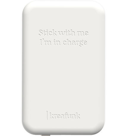 Batterie Externe Kreafunk - pour CHANGER QI - Blanc - 5 000 mAh Batterie Externe Kreafunk - pour CHANGER QI - Blanc - 5 000 mAh