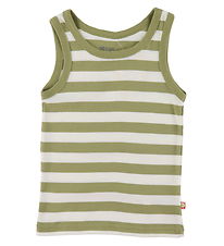 Katvig Undershirt - Green/White Striped Katvig Undershirt - Green/White Striped