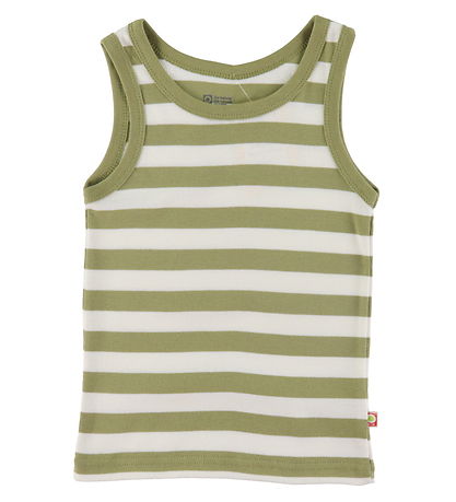 Katvig Undershirt - Green/White Striped