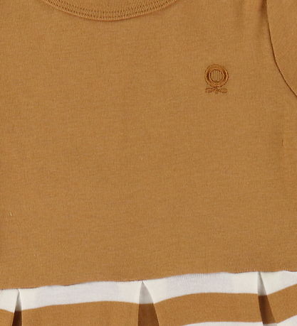 Robe Katvig - Marron/Blanc Rayures
