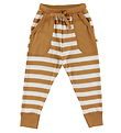 Katvig Trousers - Brown/White Striped Katvig Trousers - Brown/White Striped