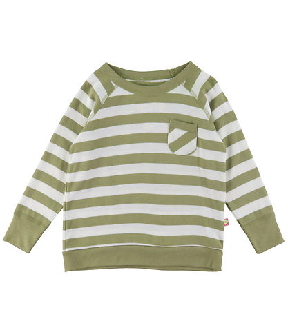 Blouse Katvig - Vert/Blanc Rayures