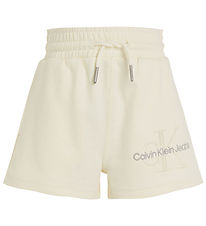 Calvin Klein Shorts - Monogram Logo - Papyrus Calvin Klein Shorts - Monogram Logo - Papyrus