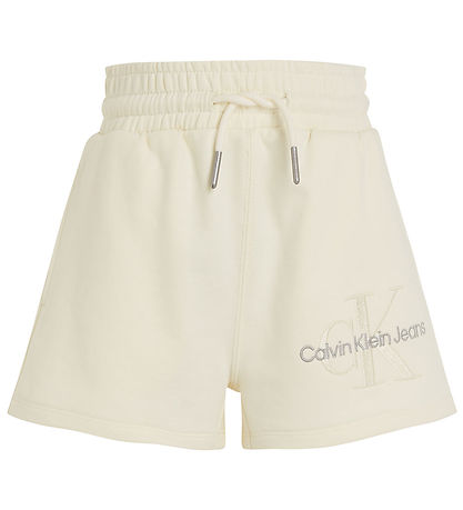 Calvin Klein Shorts - Monogram Logo - Papyrus Calvin Klein Shorts - Monogram Logo - Papyrus