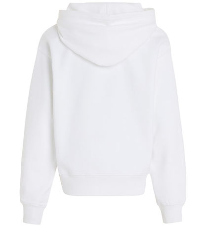 Calvin Klein Hoodie - Minimal Graphic - Bright White