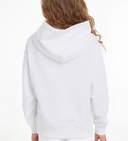 Calvin Klein Hoodie - Minimal Graphic - Bright White