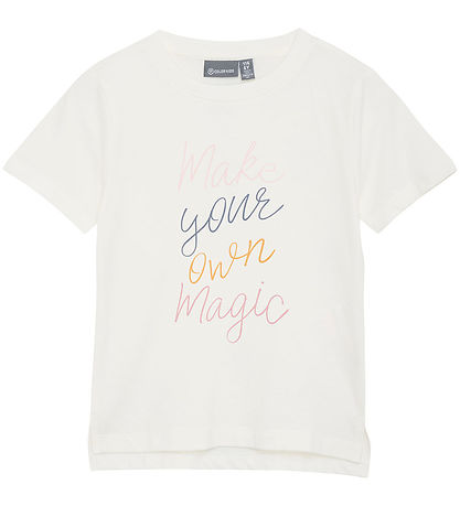 Color Kids T-shirt - w. Print - Snow White Color Kids T-shirt - w. Print - Snow White