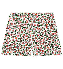 Kenzo Shorts - Denim - Ivory/Rosa m. Blomster Kenzo Shorts - Denim - Ivory/Rosa m. Blomster