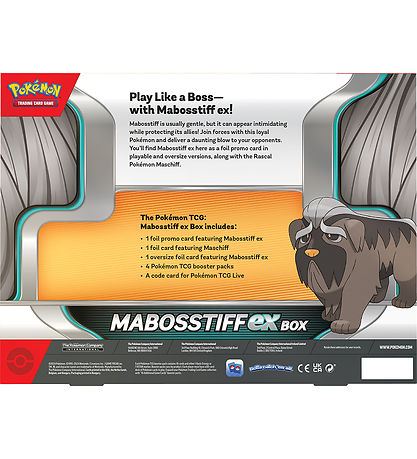 Pokémon Trading card - Mabosstiff ex Box Pokémon Trading card - Mabosstiff ex Box