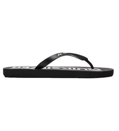 Quiksilver Flip Flops - Java Wordmark - Black/White