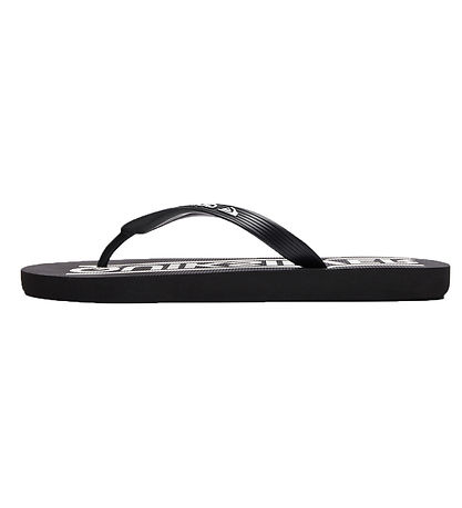 Quiksilver Flip Flops - Java Wordmark - Black/White
