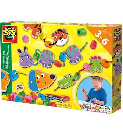 SES Creative Beads - Low DYR With Shoelaces And Beads