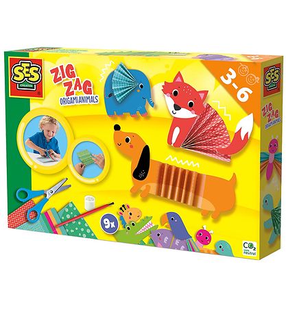 SES Creative Kreatives Spielset - Origami - Zigzag Tiere SES Creative Kreatives Spielset - Origami - Zigzag Tiere