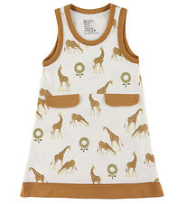 Katvig Dress - White w. Giraffe Katvig Dress - White w. Giraffe