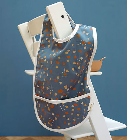 Fabelab Bib - Long - Blue Spruce/Cobblestone