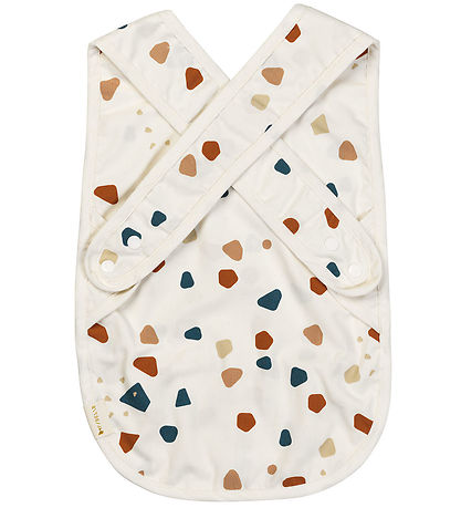 Fabelab Bib - Long - Natural/Terazzo